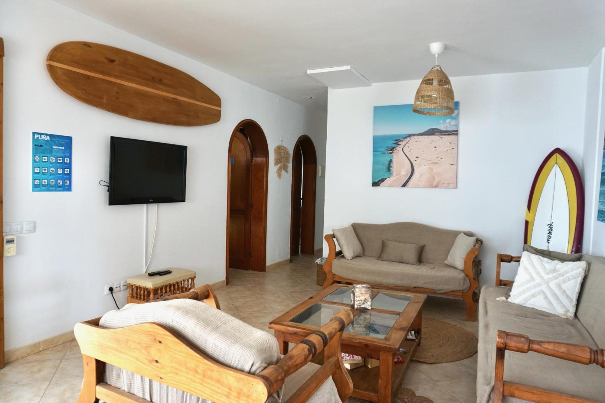 Albergue Pura Vida Surf Camp & School La Oliva Exterior foto